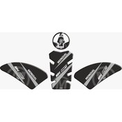 Resim Mondial Drift 125 L Tank Pad Siyah Gri 519843059 