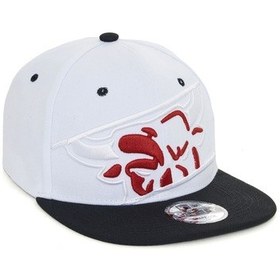 Resim Berellini Chicago Bulls Hip-hop Şapka Özel Kolleksiyon Beyaz - Siyah 