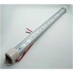 Resim REPLAX 100cm Kırmızı Led 12v Aliminyum Florasan Tavan Lamba Açma Kapama Düğmeli Tas.049k-12 