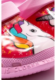 Resim Twigy Unıcorn Çocuk Sabo Terlik Pembe 22/29 DD1007 Pembe 