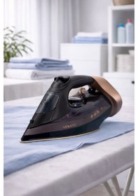 Resim Sokany SK-11037 2400 W Kablolu & Kablosuz Buharlı Ütü Kristal Seramik Taban 