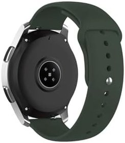 Resim Huawei Watch Gt2 Gt2e Gt2 Pro Gt3 Se Gt3 Pro 46 mm Tam Uyumlu 22 mm Klasik Silikon Kordon Haki Yeşil 