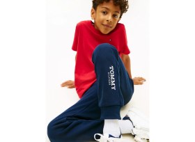 Resim Tommy Hilfiger Lastikli Paça Lacivert Erkek Çocuk Eşofman Altı KB0KB10167C1G 