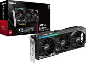 Resim Asrock Radeon RX 9070 XT Challenger 16GB GDDR6 256 Bit Ekran Kartı 90-GA61ZZ-00UANF 
