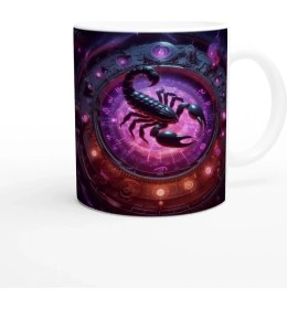 Resim Akrep Burcu Baskılı Kahve Kupası - Zamanın Çarkları Astroloji Mekanizması Vs1 