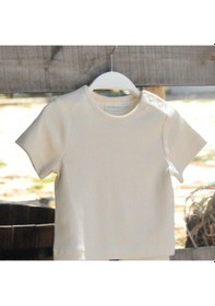 Resim Naturaborn Gots Organik Sertifikalı Bebek T-Shirt (456444559) Bej 