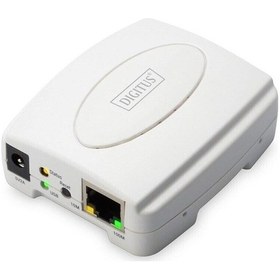 Resim Digitus 1 Port Fast Ethernet Print Server, 1 X Usb 2.0 Port, 1 X Rj45\ndigitus Usb Print Server, 1-po-128992 