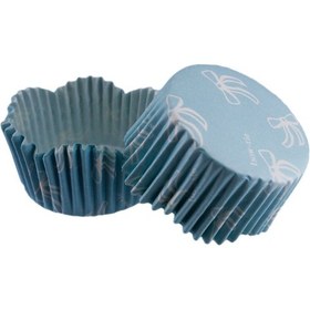 Resim Cupcake Kalıbı Pet Kapsül Dalgalı Kek Kalıbı 65X38 Mm 100 Adet N11.1099 