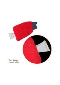 Resim Carub Buz Kazıyıcı + Kar Temizleme Eldiveni Br0922424 Şeffaf 