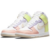 Resim Nike Dunk High Lemon Twist Dd1869-108 Kadın Spor Ayakkabı Çok Renkli 
