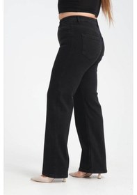 Resim Lacarino 7652 Nita Kadın Jean Pantolon Black 