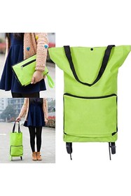 Resim Home Pazar Arabası Pratik Pazar Çantası Tekerlekli Katlanır Pazar Arabası Çanta Market Alışveriş Arabası 