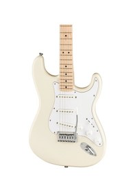 Resim Squier 0378002505 Affinity Stratocaster Elektro Gitar Olympic Wh 