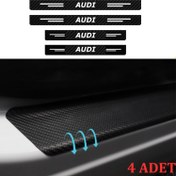 Resim Audi A8 İçin Uyumlu Aksesuar Oto Kapı Eşiği Sticker Karbon 4 Adet Kumraldede