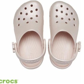 Resim Crocs 212815-6ur Classıc Pearl Shıne Clog Çocuk Spor Terlik Sandalet Bej 