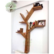 Resim Ahşap Dal Kitaplık 