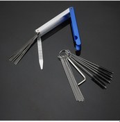 Resim Jokmae Motosiklet Karbüratör Temizleme Seti: Çelik Fırça, İğne Ve Altıgen Anahtar - Atv, Çim Biçme Ve Araçlar İçin 