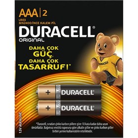 Resim Duracell Alkalin Aaa Ince Kalem Pil 2'li Paket 