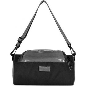 Resim Pazly Bisiklet Telefon Çantası - Su Geçirmez 6.5 Ekran Taşıyıcı, Şok Emici Siyah Tasarım Siyah 