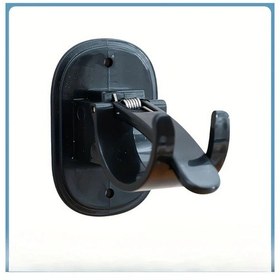 Resim Willowhaven Siyah 1 Adet Delme İşlemi Gerektirmeyen Yapışkanlı Perde Askısı - Banyo Yatak Odası Mutfak İçin Ayarlanabilir Çivisiz Kancalar 