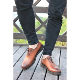 Resim Doçka Erkek Spor Tarz Klasik Oxford Deri Ayakkabı ER467 