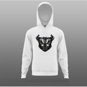Resim Armored Dragon Logolu Beyaz Sweatshirt Modeli 
