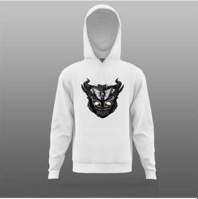 Resim Armored Dragon Logolu Beyaz Sweatshirt Modeli 
