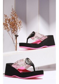 Resim Paris Pudra Siyah Zara Dolgu Taban Terlik-pembe Pembe 