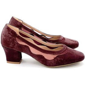 Resim Park Moda Parkmoda Kadın Topuklu Ayakkabı Bordo Bordo 
