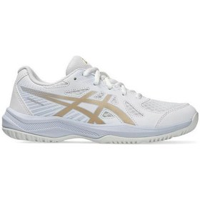 Resim Asics 1074a045-103 Upcourt 6 Gs Çocuk Voleybol Ayakkabısı Beyaz 
