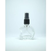 Resim Boş Parfüm ve Kolonya Şişesi 8 ml 3 Adet Elma Boş Cam Siyah Sprey Şişe 