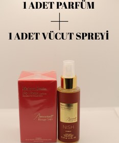 Resim NO NOME 134 Maison Paris Fragrance Bacarat Rouge 540 Unisex Parfüm 50 Ml Edt + Vücut Spreyi 125 Ml 