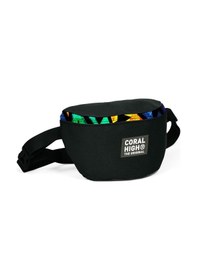 Resim Coral High Siyah Grafiti Baskılı Erkek Çocuk Bel Çantası Çok Renkli 