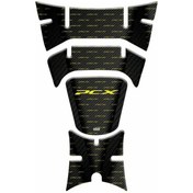 Resim Gogo Tank Pad 020 Pcx 125-150 2018-2020 Siyah Karbon - Sarı 