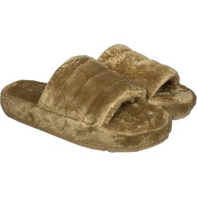 Resim Okanmed Peluş A26 Kadın Peluşlu Kışlık Burnu Açık Ev Terliği 