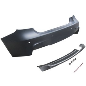 Resim BZT BMW 3 Seri- F30- 12/14; Arka Tampon Astarlı (Sensör Yuvalı/Karlikli/Reflektörlü) A51128056498S1 