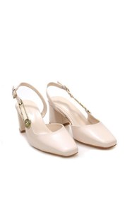 Resim PİSAGOR Pisagor Ps-32530 6 Cm Topuklu Kadın Stiletto Ayakkabı 