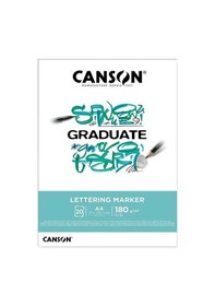 Resim Canson Geaduate Lettering Marker Pad 180g 20 Yaprak A4 