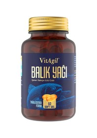 Resim VitAgil Omega 3 1200 Balık Yağı 60 Tablet 