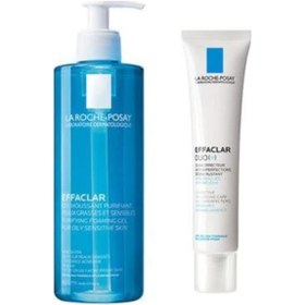 Resim La Roche-Posay Effaclar Jel 400 Ml + Duo Krem 40 Ml Akne Bakım Se 