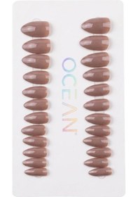 Resim Ocean Profesyonel Takma Tırnak Seti Glazed Chocolate Ebay-212 
