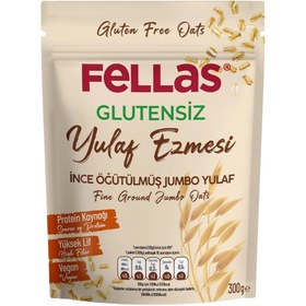 Resim FELLAS Glutensiz Yulaf Ezmesi 300g 