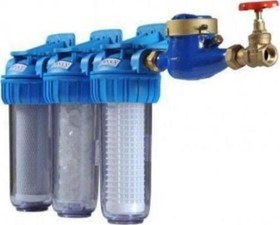 Resim Bina Girişi Su Arıtma Cihazı 3'lü Daire Girişi Su Arıtma 