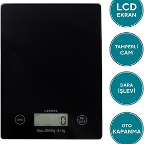 Resim Elektrikli Cam Mutfak Tartısı Hks-03 