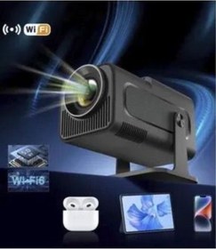 Resim 4K Vizyon Cnstech Hy 320 Mini Kablosuz Baglanti Smart Projeksiyon Cihazi 