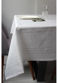 Resim Dertsiz Leke Tutmaz 160x220 Ebat Kumaş Masa Örtüsü 7001-clbr Gri 