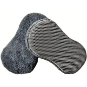Resim Gaojunshop01 Gri Büyük Boy Araç Yıkama Süngeri Mikrofiber Süper Emici Cila Temizlik Süngeri 