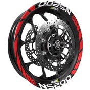 Resim Bajaj Pulsar Ns 200 Jant Şeridi Kırmızı 