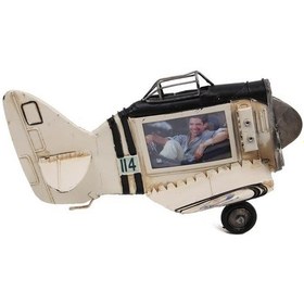 Resim Uçak Çerçeve Vintage Dekoratif Ev Ofis Hediyelik 