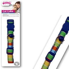 Resim Pawise Mavi Şeritli Kedi Boyun Tasması 